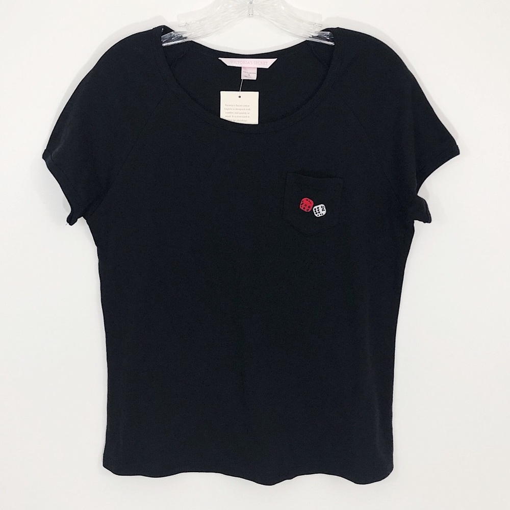 4/$25 Victoria’s Secret Pair of Dice Pocket Tee NWT